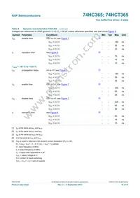 74HC365N Datasheet Page 10