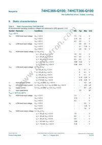 74HC366D-Q100 Datasheet Page 6