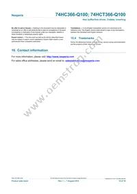 74HC366D-Q100 Datasheet Page 18