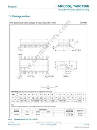 74HC366PW Datasheet Page 14