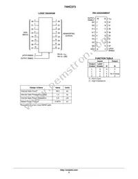 74HC373DTR2G Datasheet Page 2