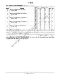 74HC373DTR2G Datasheet Page 5