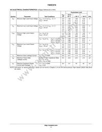74HC374DTR2G Datasheet Page 4