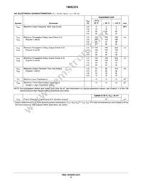 74HC374DTR2G Datasheet Page 5