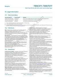 74HC377DB Datasheet Page 16