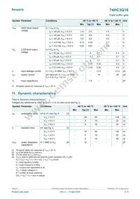 74HC3G16DPH Datasheet Page 4