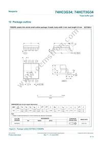 74HC3G34GD Datasheet Page 8