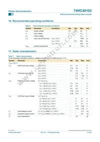 74HC40103N Datasheet Page 8