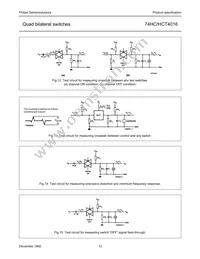 74HC4016N Datasheet Page 12