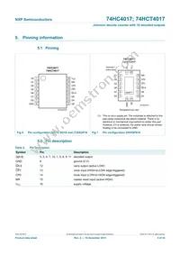 74HC4017N Datasheet Page 5