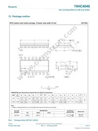 74HC4049DB Datasheet Page 8