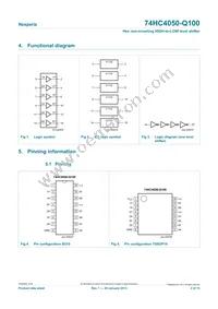 74HC4050D-Q100J Datasheet Page 2