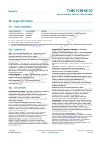 74HC4050D-Q100J Datasheet Page 11