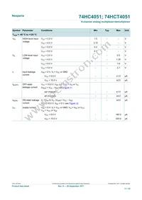 74HC4051D/AUJ Datasheet Page 11