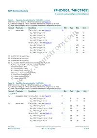 74HC4051N Datasheet Page 16