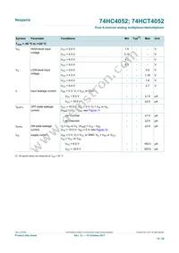 74HC4052PW/AUJ Datasheet Page 10