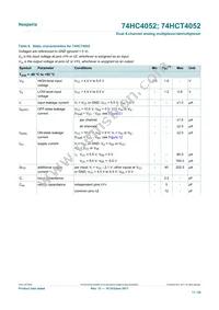 74HC4052PW/AUJ Datasheet Page 11