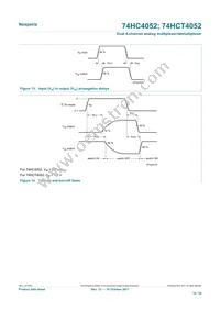 74HC4052PW/AUJ Datasheet Page 16