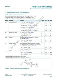 74HC4052PW/AUJ Datasheet Page 18