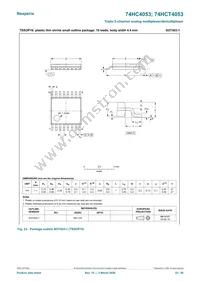74HC4053D/AUJ Datasheet Page 22