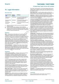 74HC4060D/AUJ Datasheet Page 19