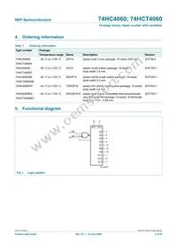 74HC4060N Datasheet Page 2
