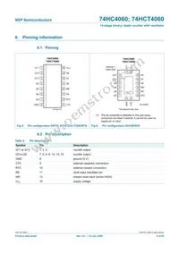 74HC4060N Datasheet Page 4
