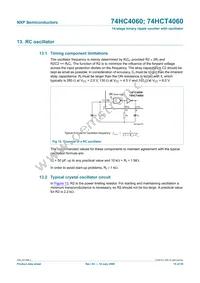 74HC4060N Datasheet Page 15