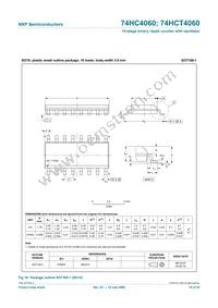 74HC4060N Datasheet Page 19