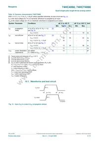 74HC4066PW/AUJ Datasheet Page 9