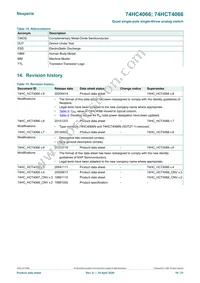 74HC4066PW/AUJ Datasheet Page 19