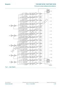 74HC4067D-Q100J Datasheet Page 4