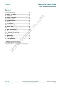 74HC4094D/AUJ Datasheet Page 19