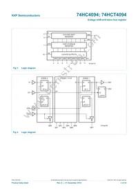 74HC4094N Datasheet Page 3