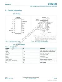 74HC423BQ Datasheet Page 4