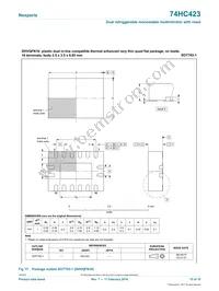 74HC423BQ Datasheet Page 15