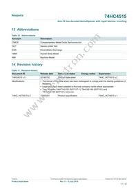 74HC4515D Datasheet Page 11