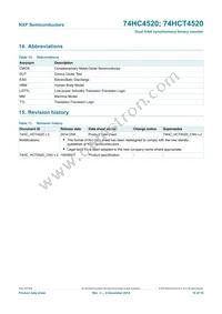 74HC4520N Datasheet Page 16