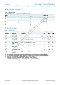 74HC4852PW-Q100 Datasheet Page 5