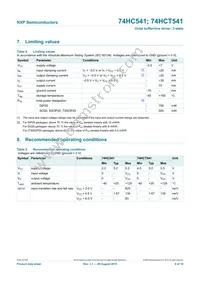 74HC541N Datasheet Page 6