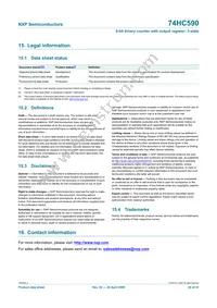 74HC590N Datasheet Page 20