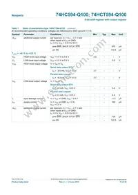 74HC594D-Q100 Datasheet Page 10