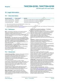 74HC594D-Q100 Datasheet Page 23