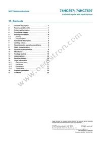 74HC597N Datasheet Page 23