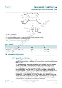 74HC6323AD Datasheet Page 14