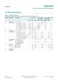 74HC7014D Datasheet Page 4