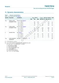 74HC7014D Datasheet Page 5