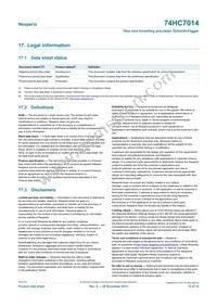 74HC7014D Datasheet Page 10