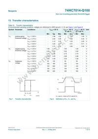 74HC7014D-Q100J Datasheet Page 7