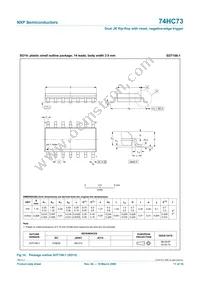 74HC73N Datasheet Page 11